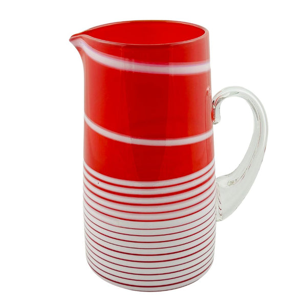 Red & White Holiday Pitcher - Double