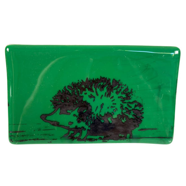 Small Tray - Green Hedgehog