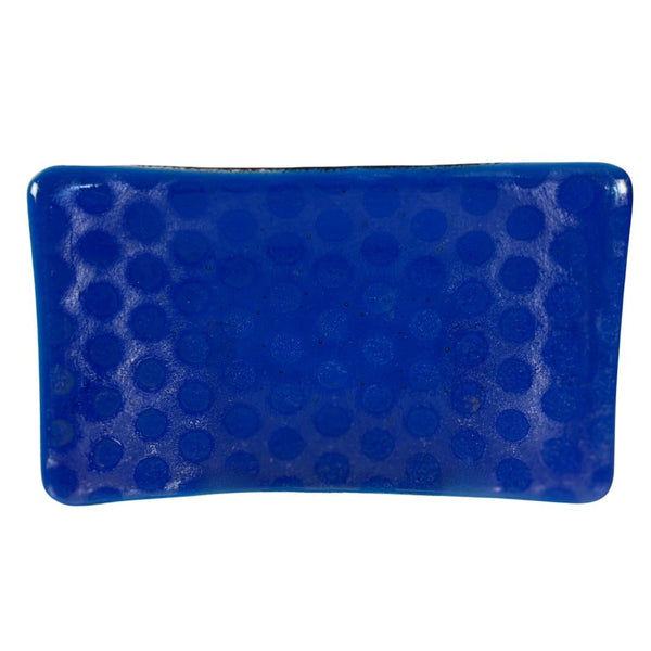 Small Tray - Blue Dichroic Circles