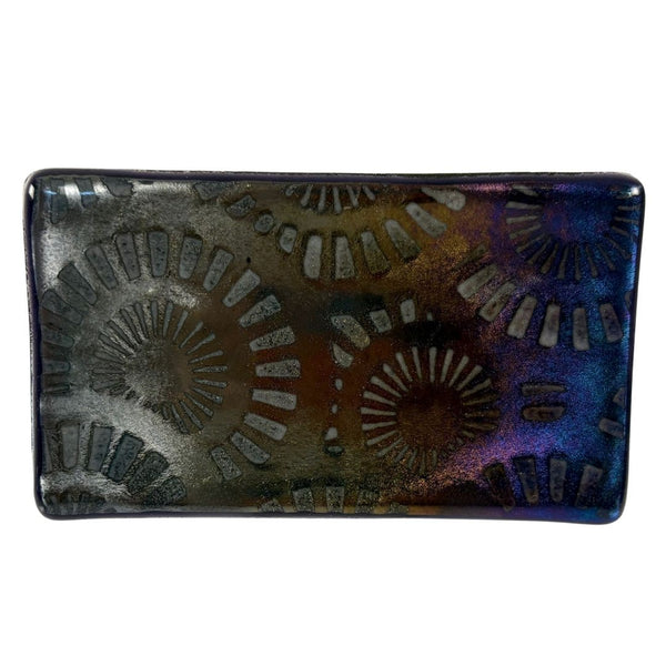 Small Tray - Purple Dichroic Fireworks