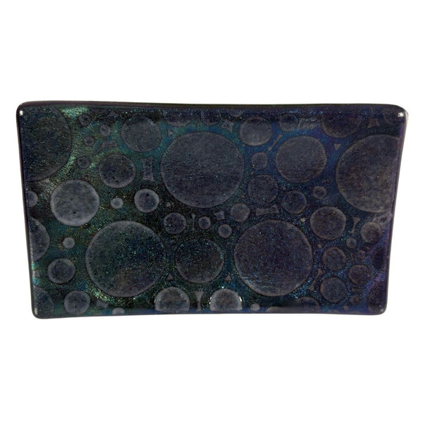 Small Tray - Purple Dichroic Circles