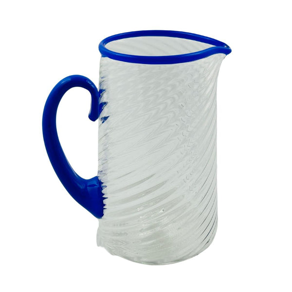 Twist Pitcher - Cobalt Blue