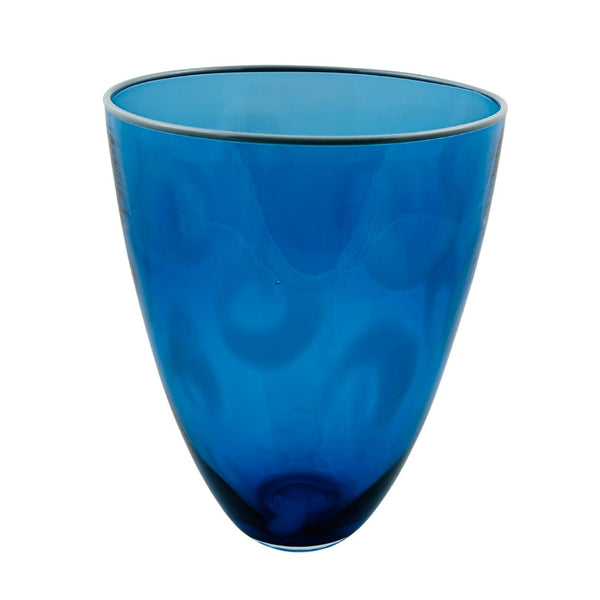 "O" Vase - Blue Leopard