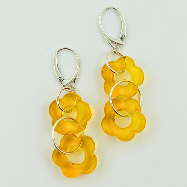 Double Flower Earrings