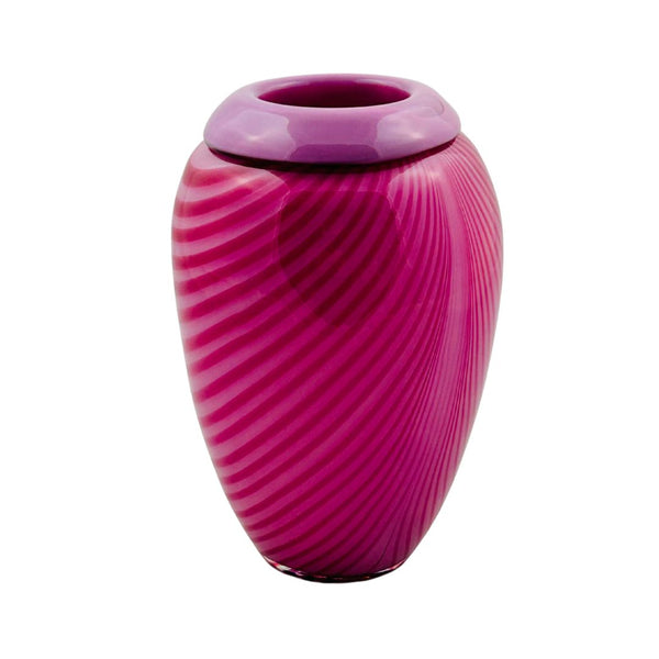 Feathered Overlay Vase - Starfruit