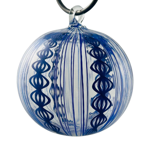 Chris Schuelke Cane Ornament - Blue Haze