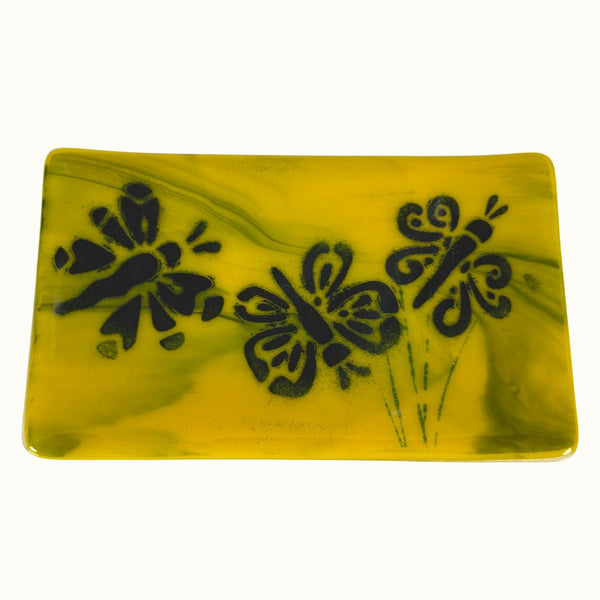 Small Tray - Yellow Butterflies