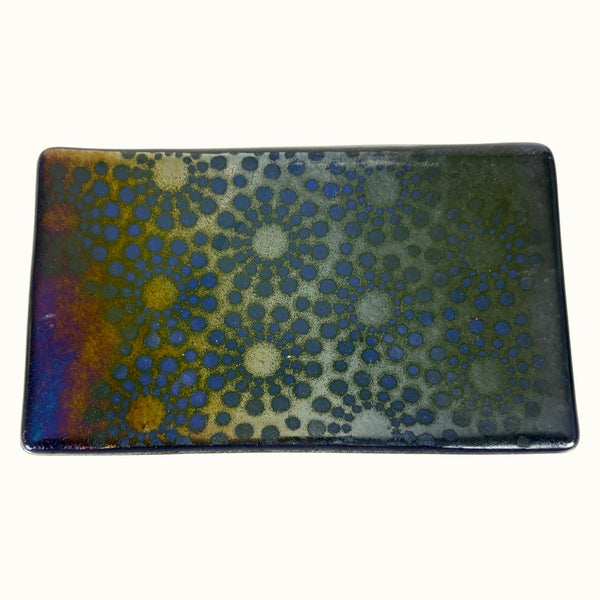 Small Tray - Purple Dichroic Fireworks