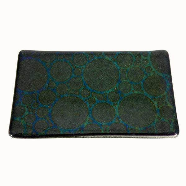 Small Tray - Purple Dichroic Bubbles