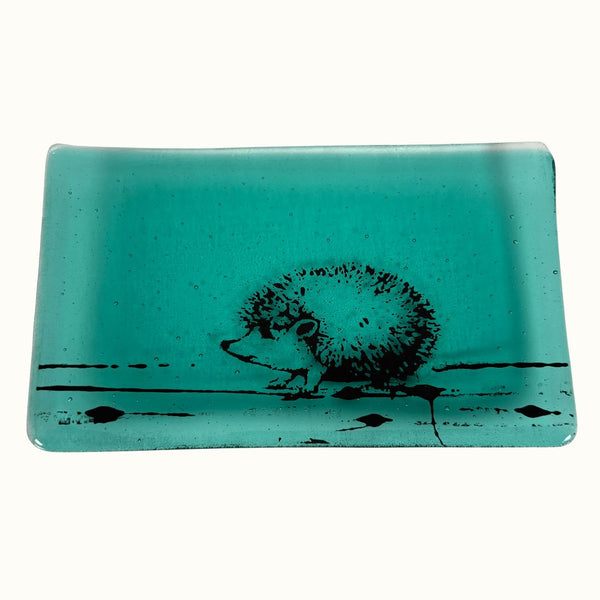 Small Tray - Aqua Hedgehog