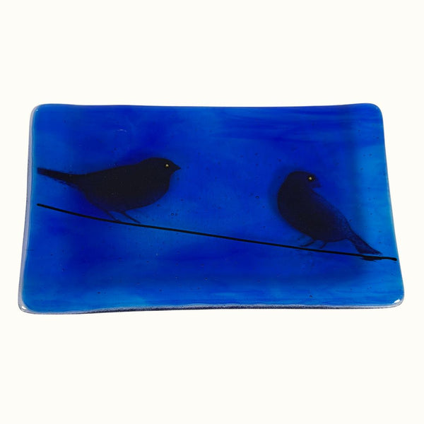 Small Tray - Blue Birds