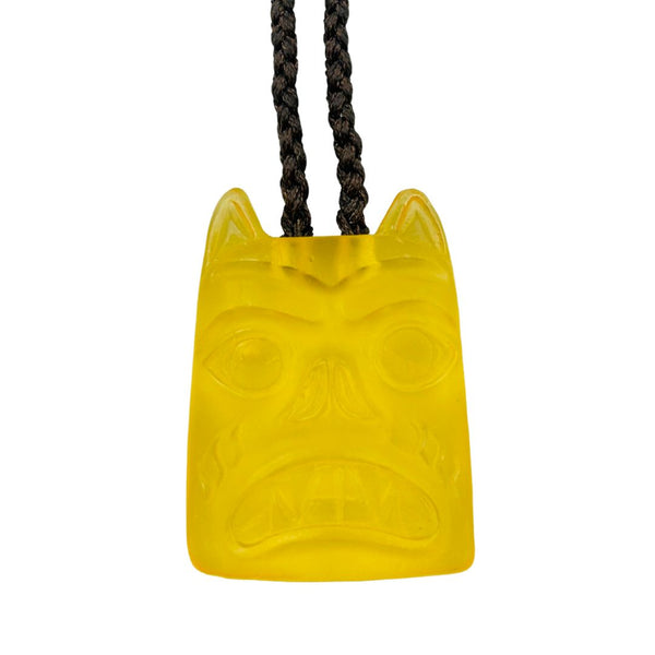 Bear Necklace - Yellow