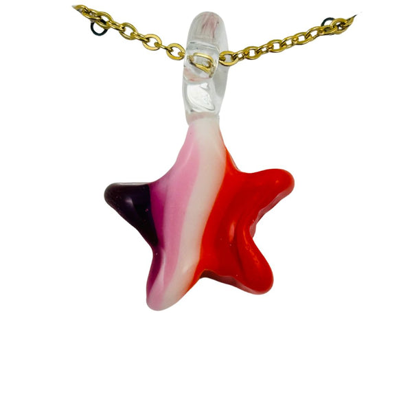 Awkward² Necklace - Lesbian Star