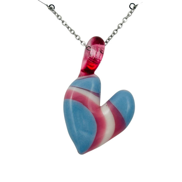 Awkward² Necklace - Transgender Heart