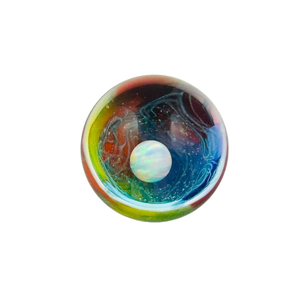 Rainbow Scribble Opal Marble