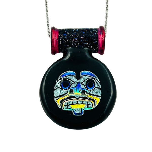 XL Multicolor Image w/ Opal Bail Pendant