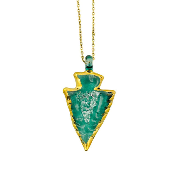 Mini Arrowhead Necklace - Turquoise