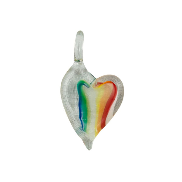 Rainbow Heart Pendant 02