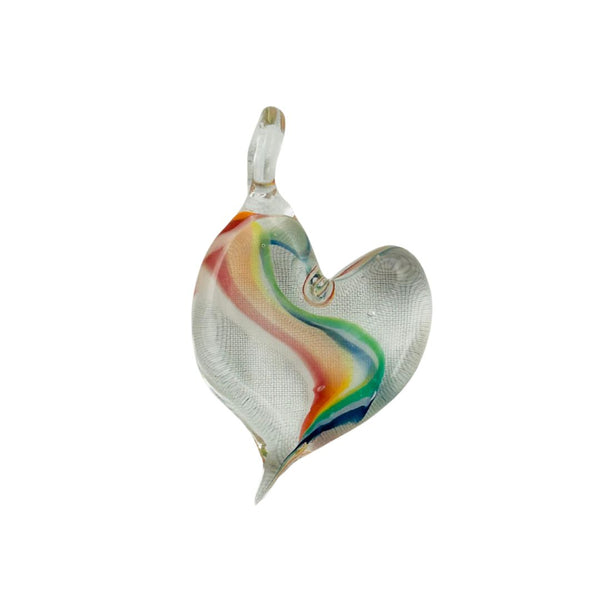Rainbow Heart Pendant 03