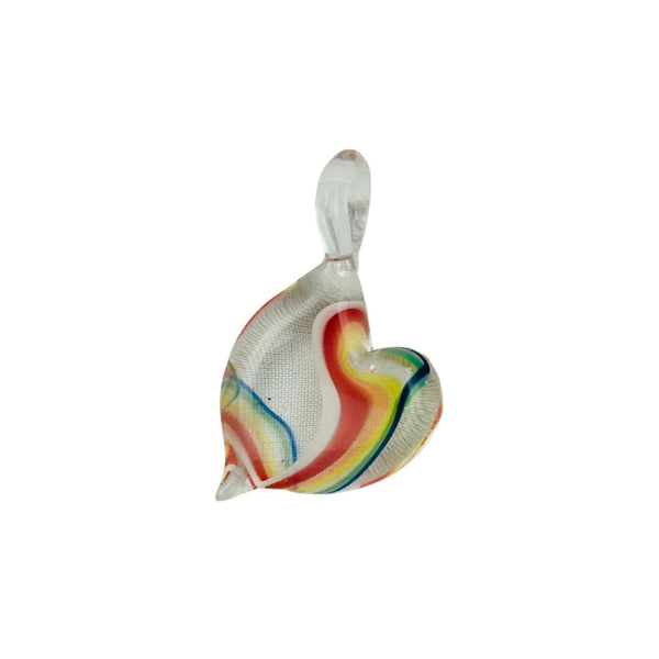 Rainbow Heart Pendant 04