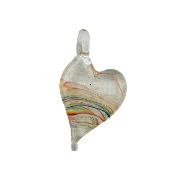 Rainbow Heart Pendant 05