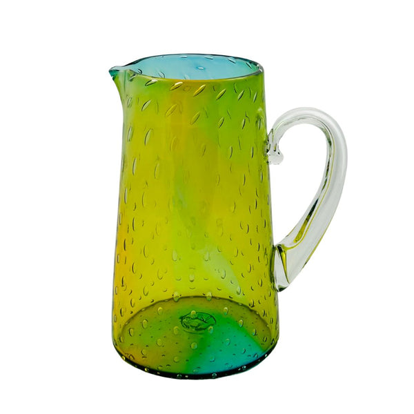 Color Theory Pineapple Pitcher - Brilliant Gold & Capri Blue
