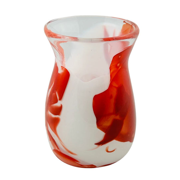 Vase - Red & White