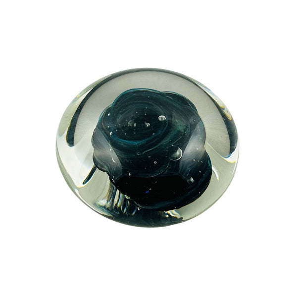 Paperweight - Black Rose