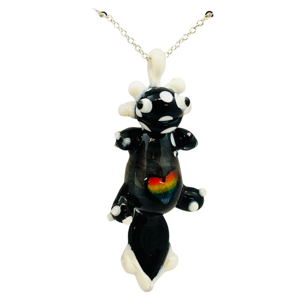 Awkward² Necklace - Dark Pride Axolotl