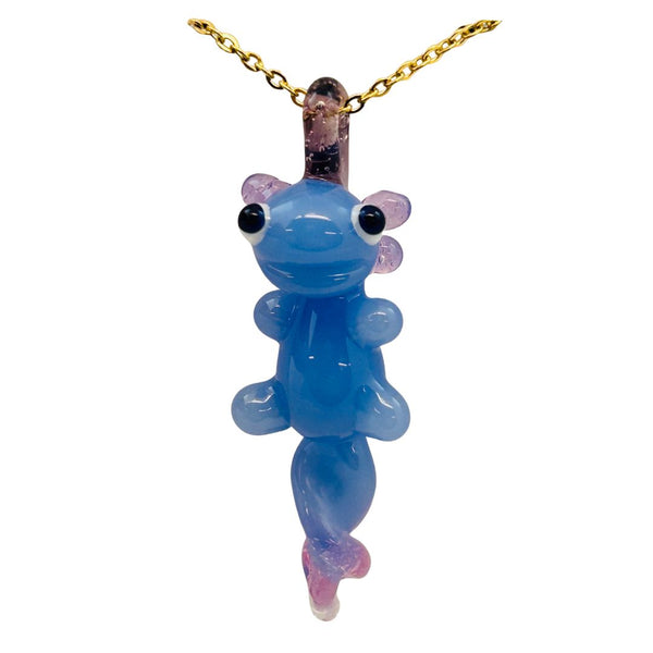 Awkward² Necklace - Psychadelic Axolotl