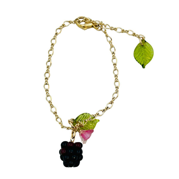 Blackberry Botanical Bracelet