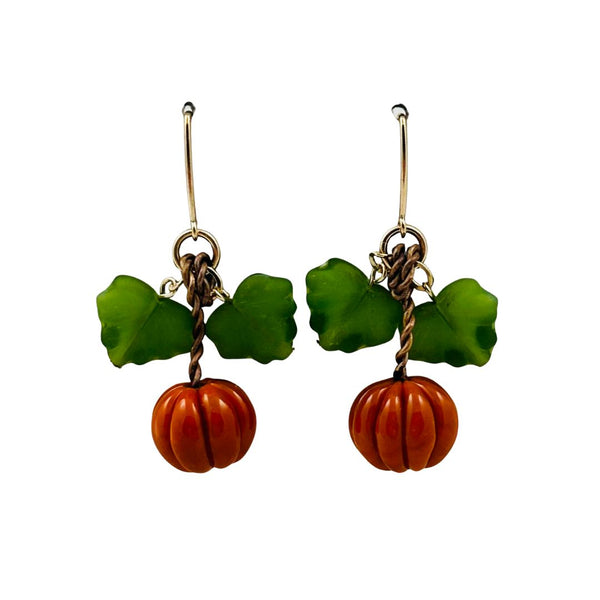 Pumpkin Earrings