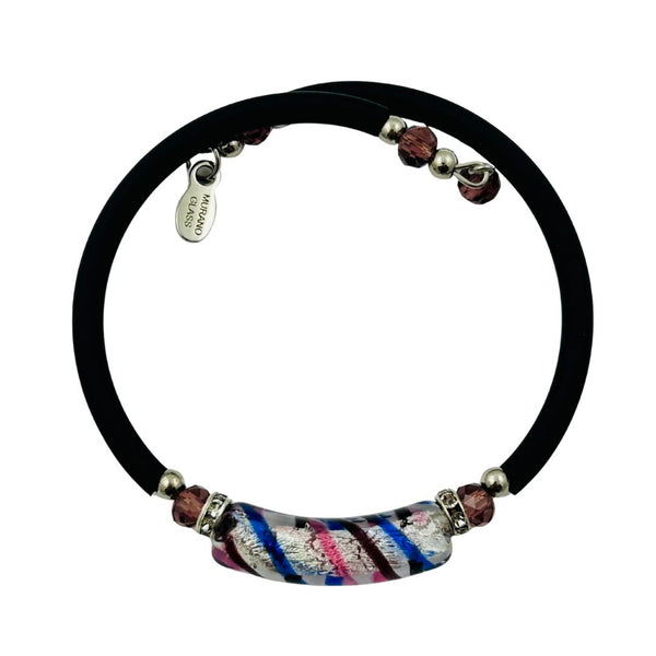 Glass Bead Rubber Bracelet - Fembot