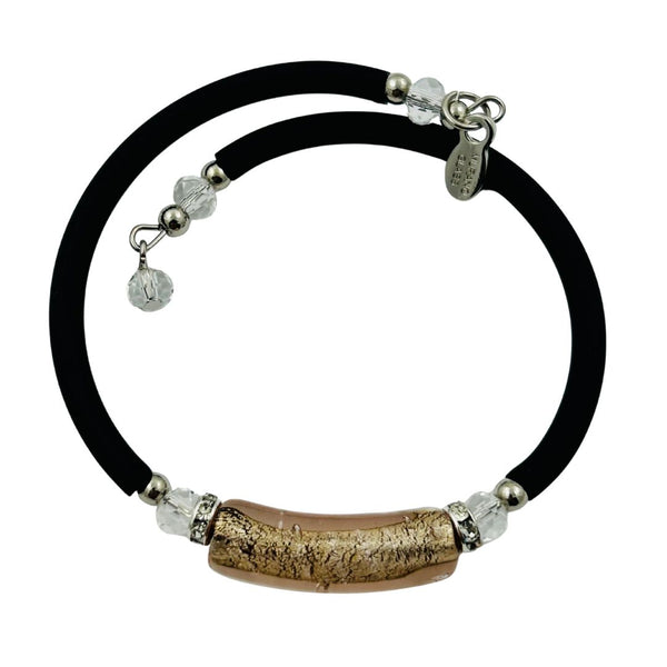 Glass Bead Rubber Bracelet - Royal Wedding