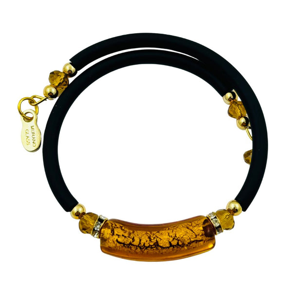 Glass Bead Rubber Bracelet - Scarecrow's Harvest