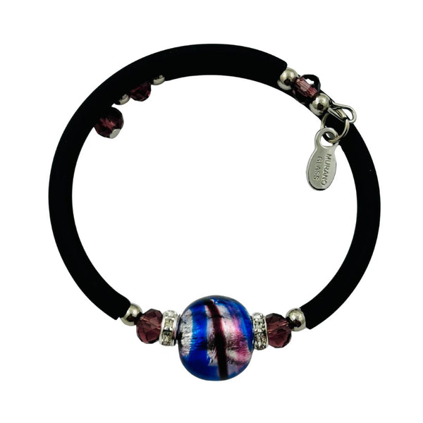 Glass Bead Rubber Bracelet - Fembot