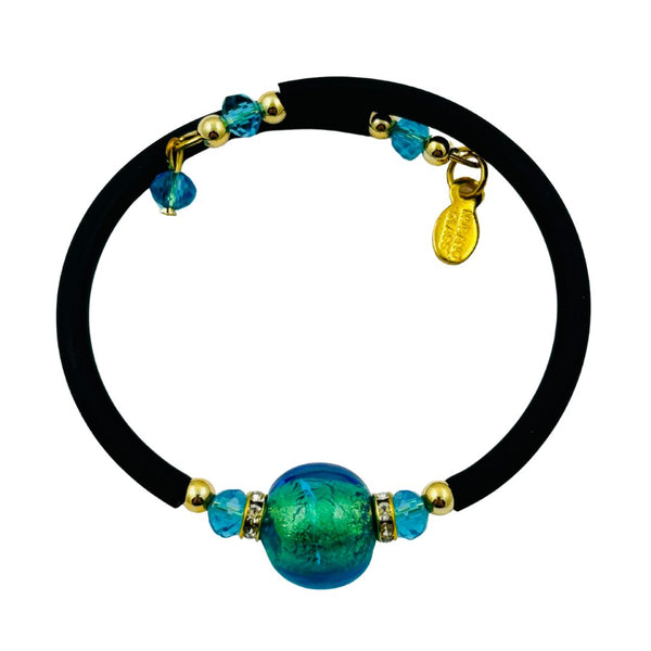 Glass Bead Rubber Bracelet - Candy Shoppe
