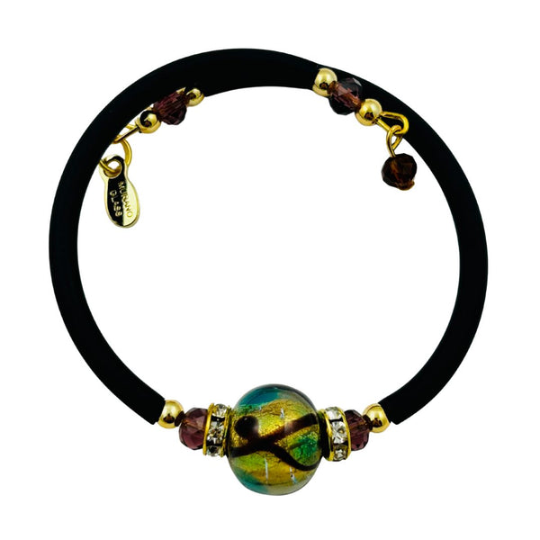 Glass Bead Rubber Bracelet - Victorian Doll