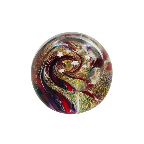 Red Swirl Marble