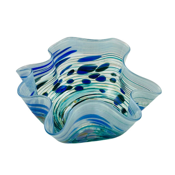 Wavy Bowl - Snow Leopard