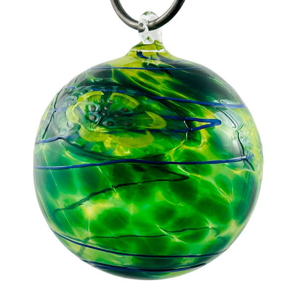 Chris Schuelke Millefiori Ornament - Blue Stripe