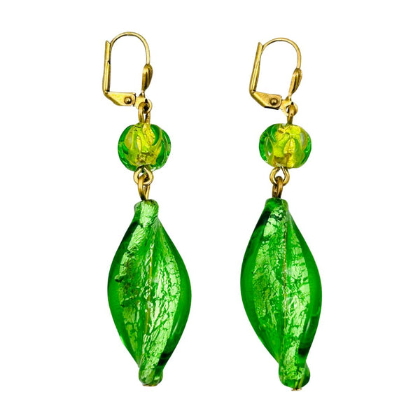 2 Drop FW Leaf Earrings