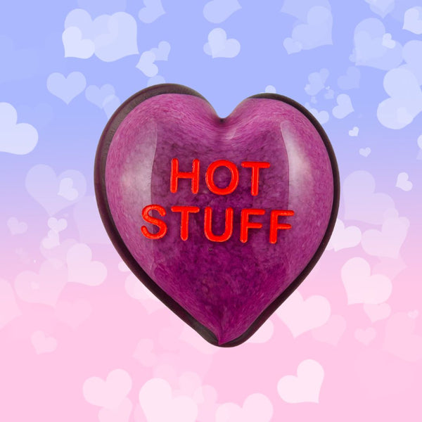 Glass Conversation Hearts