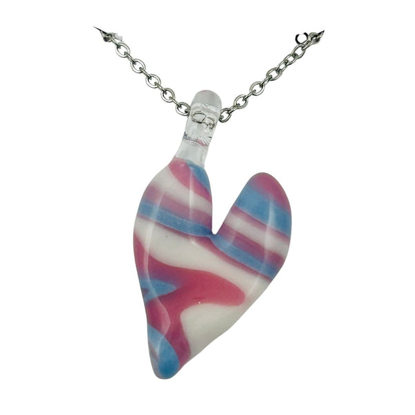 Awkward² Necklace - Transgender Heart 01