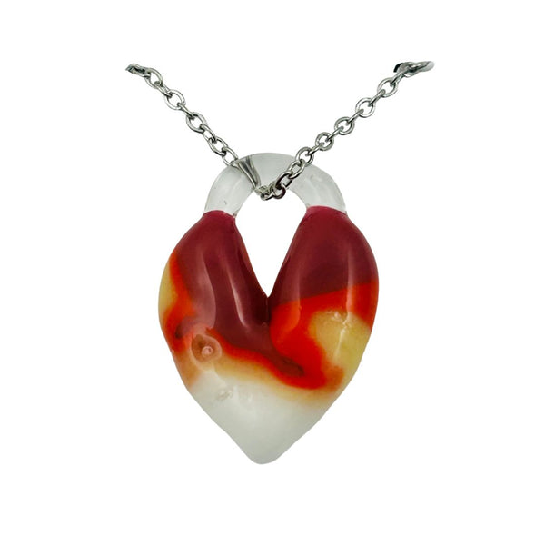 Awkward² Necklace - Lesbian Heart 01