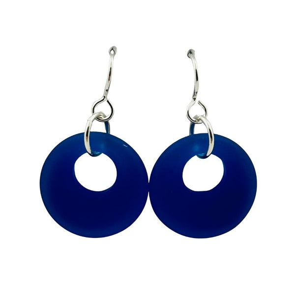 Nova Earrings - Cobalt Blue