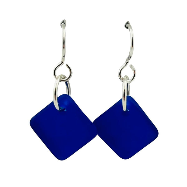 Timeless Earrings - Cobalt Blue