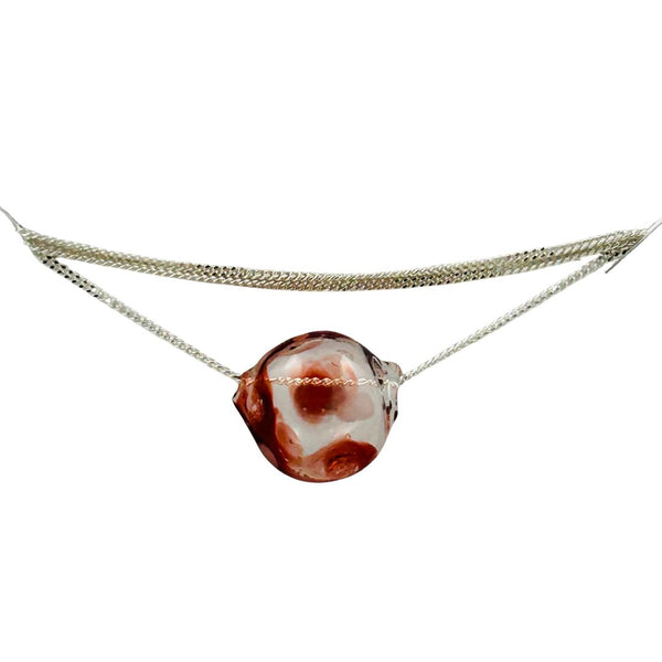 Classic Bauble Necklace - Fiery Dots