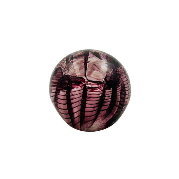 Anemone Paperweight - Black Cherry Gumball