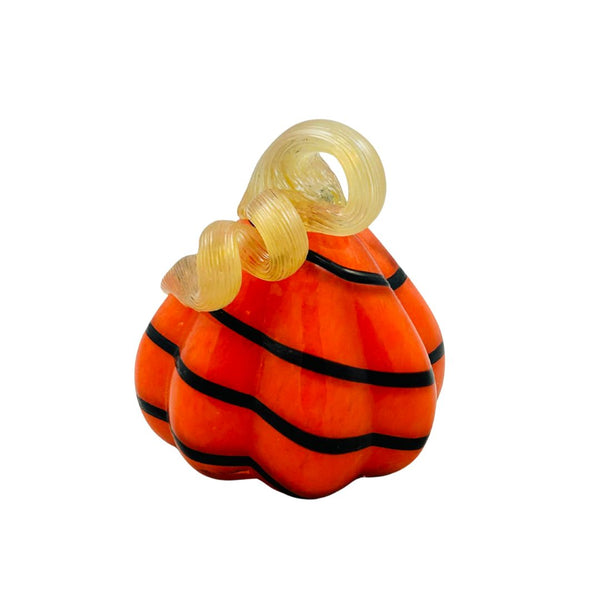 Saffron Stripes Mini Gourd